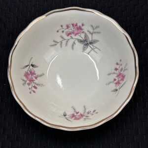 Favolina Karolina Jarolina Poland 3879 Fruit BowlSilver Scalloped Floral 12